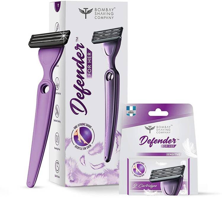 BOMBAY SHAVING COMPANY Defender For Her Razor for Women & Cartridge Set