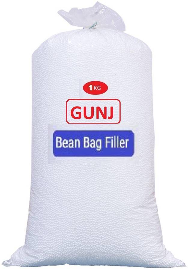 Gunj Premium Bean Bag Refill/Filler-1Kg Bean Bag Filler
