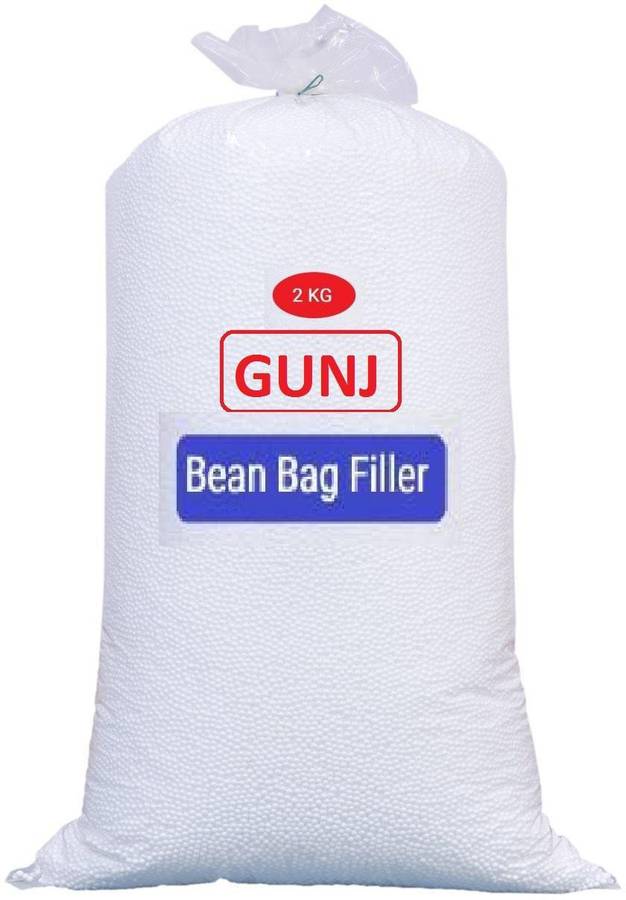 Gunj Premium Bean Bag Refill/Filler-2Kg Bean Bag Filler