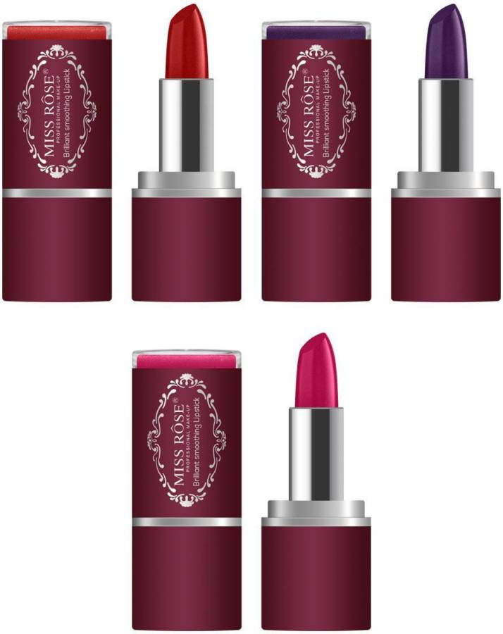 MISS ROSE Matte Smooth Velvet Lipstick 7301-411 1,2,24 Price in India