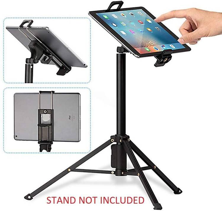 GiftMax 2in1 Tripod Mount Phone Tablet Holder Clip for iPhone iPad tab Clamp Clip Stand Tripod