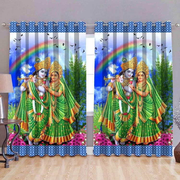 SB Textiles 152 cm (5 ft) Polyester Window Curtain Single Curtain