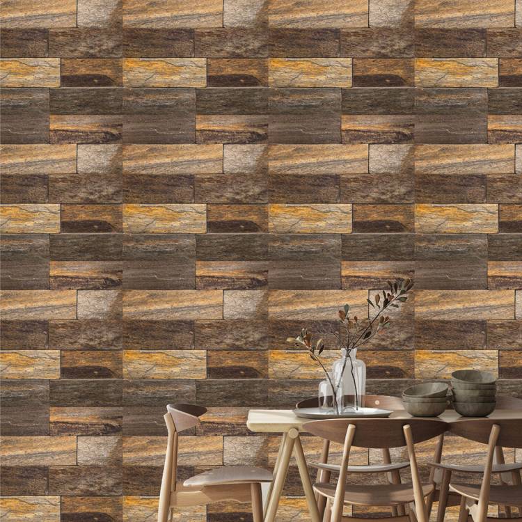 ASIAN PAINTS Large EzyCR8 P&S Textured Vintage Planks Sticker