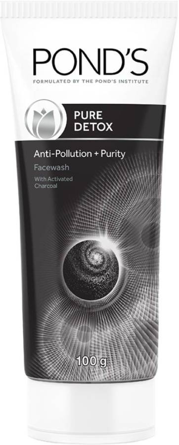 PONDS Pure Detox Anti-Pollution Purity  With Activated Charcoal Face Wash Price in India