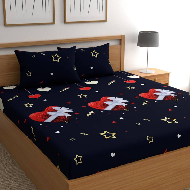 Flipkart SmartBuy 144 TC Microfiber Double Printed Bedsheet