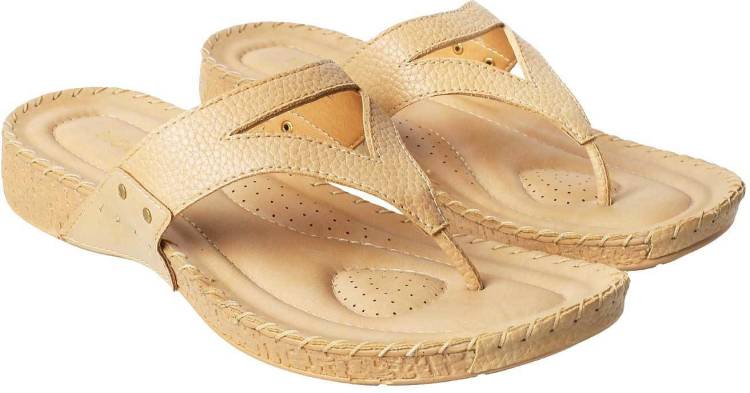 Women Beige Flats Sandal Price in India