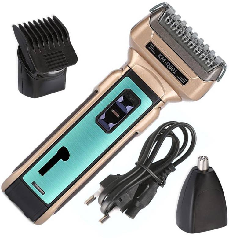 Kmeii Rechargeable 3in1 Portable Shaver With trimmer Travel Use Safe Razor Men Shaving Machines With Up Trimmer Shaver For Men, Women  Shaver For Men, Women