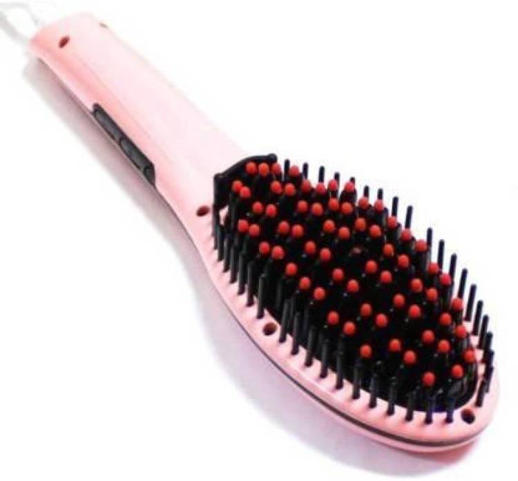cellntell HQT-906 Fast Hair Straightener Brush Comb with Temperature LCD Display Hair Straightening Machine Screen Flat Iron Styling Hqt 906 Hair Straightener Hair Straightener Brush Price in India