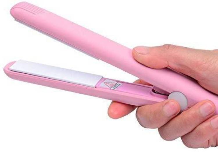 CROMIFY Barber mini hair straightener Mini Hair Straightener, Portable Mini Ceramic Plate Electronic Hair Straightener, ON/OFF button, with Plastic Storage Box (MULTICOLOR, 45w) Hair Straightener Price in India