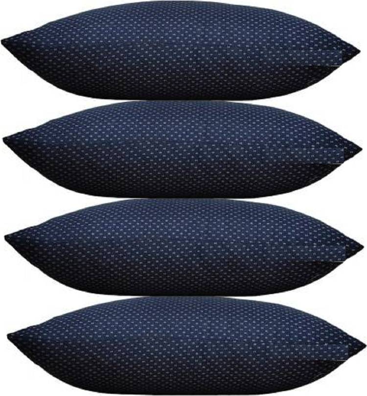 DONDA Dot Print Polyester Fibre, Microfibre Polka Sleeping Pillow Pack of 4