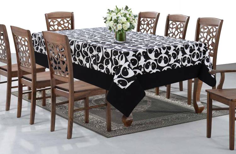 AIRWILL Printed 8 Seater Table Cover