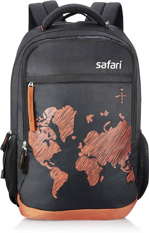 Large 35 L Laptop Backpack WorldMap