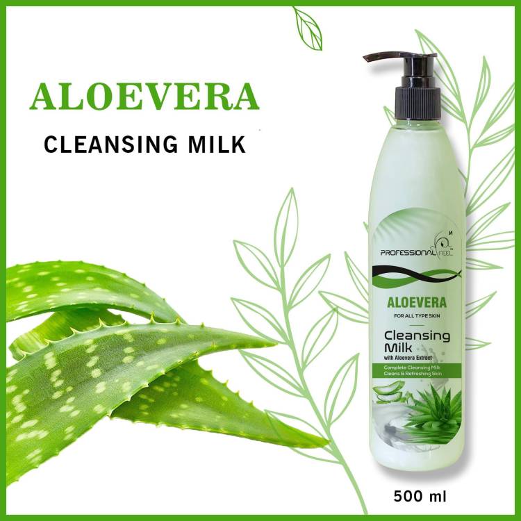 PROFESSIONAL FEEL Aloevera Cleansing Milk (Smooth Soft & Clean Skin) Healthy & Brightening Skin Price in India