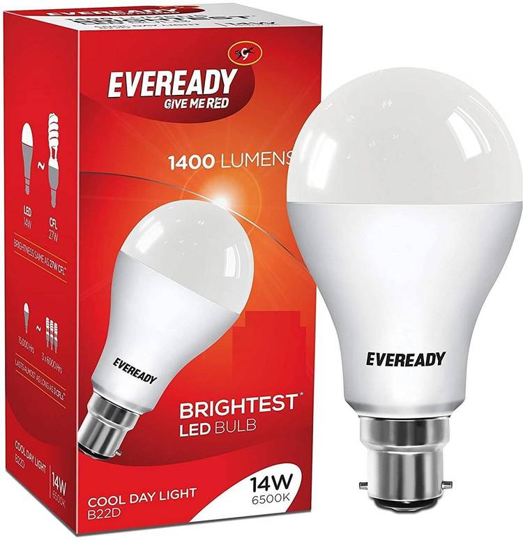 EVEREADY 14 W Standard B22 LED Bulb