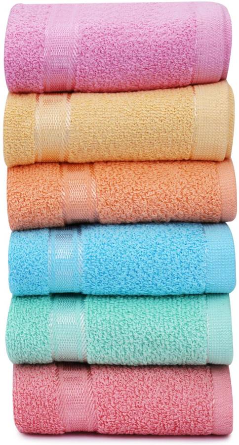 TOWN OF CLOTH kitcehn towel 06 pcs 14" x 21" size use for kitchen, gym, etc. Multicolor Napkins