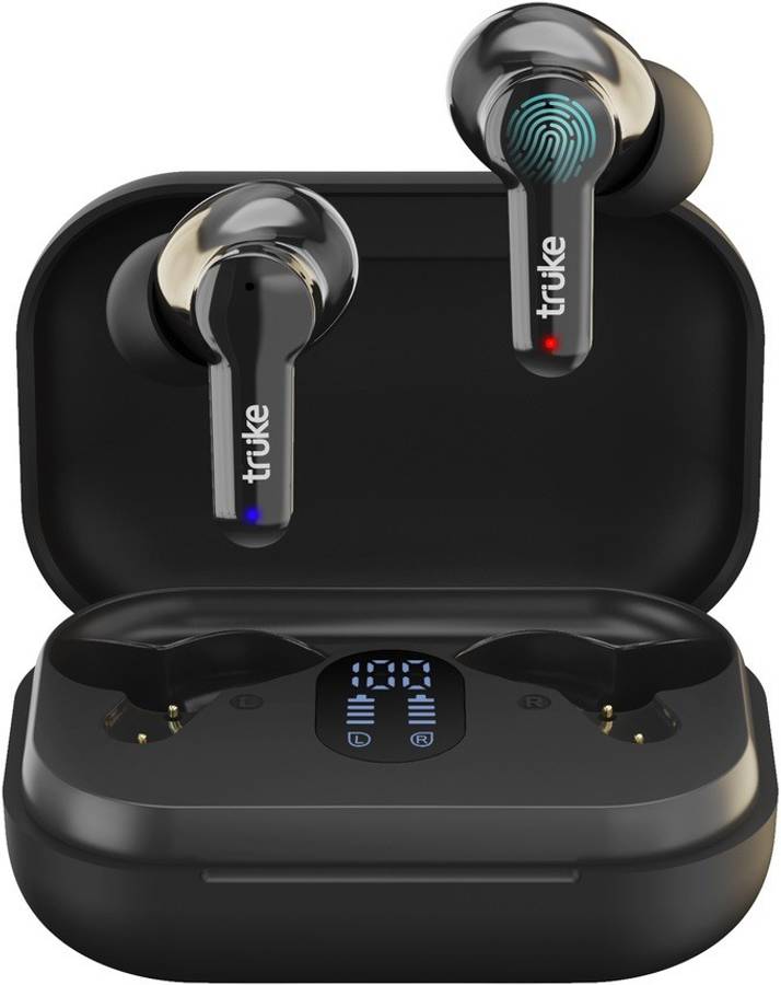 Truke Buds Q1 with Environmental Noise Cancellation(ENC) Bluetooth Headset