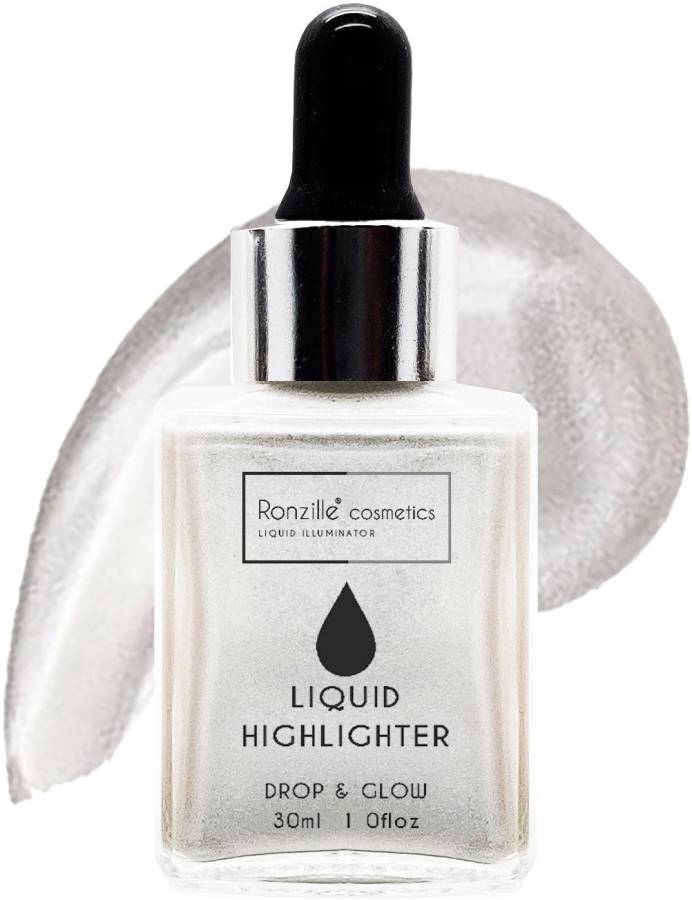 RONZILLE Liquid Illuminator Silver Highlighter Ultra Smooth Shine Waterproof Face And Body Highlighter -02 Highlighter Price in India
