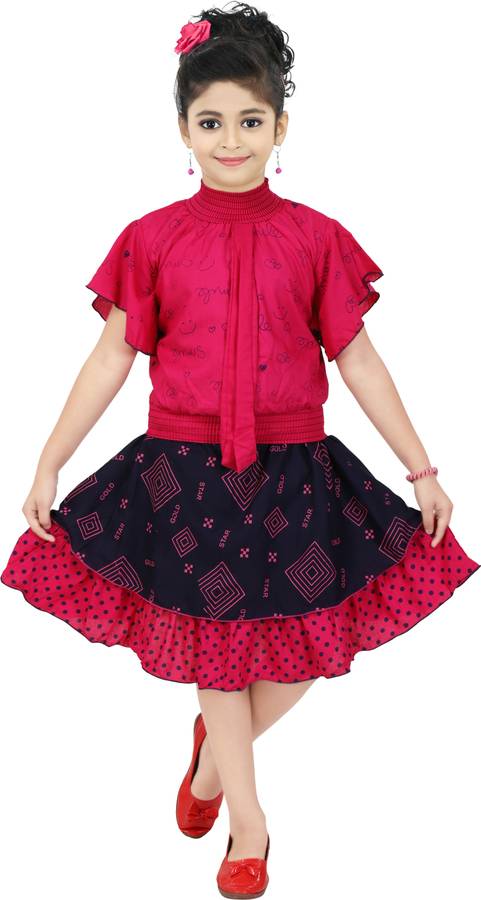 Girls Party(Festive) Top Skirt