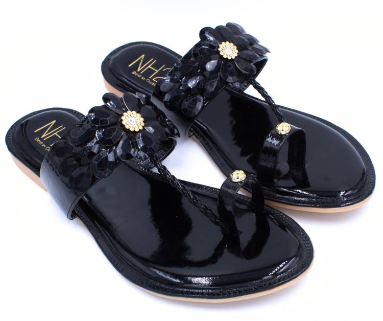 NH2 Women Black Flats Price in India