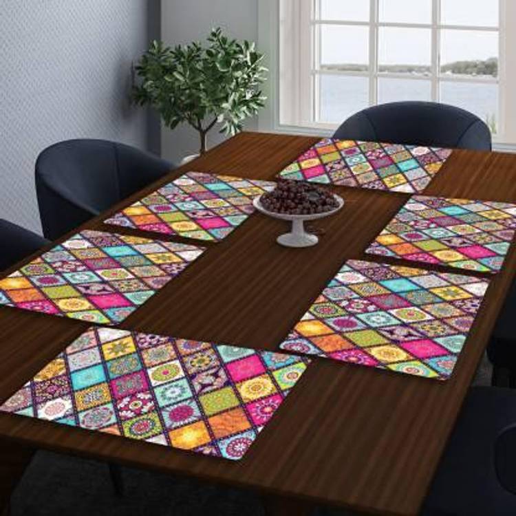 Vagary Rectangular Pack of 6 Table Placemat