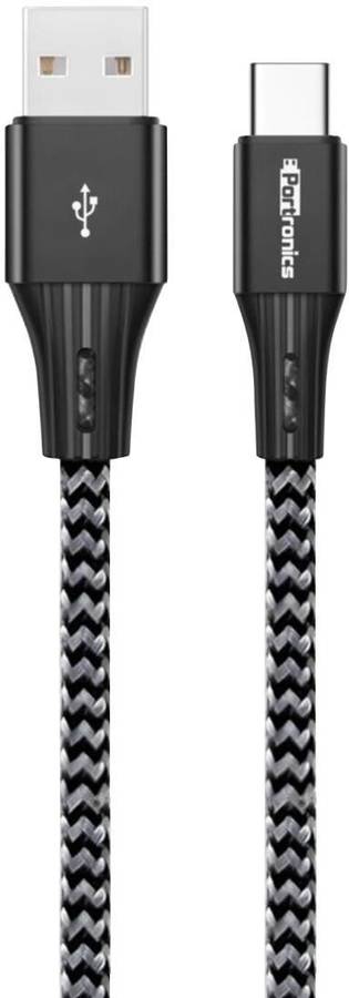 Portronics Konnect A Type C Cable 3 A 2 m USB Type C Cable