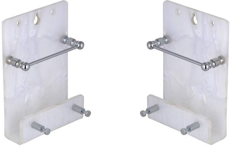 STIMULUS MOBILE HOLDER WITH KEY STAND MOBILE STAND WITH KEY HANGER SET OF 2 PCS Mobile Holder WHITE Mobile Holder