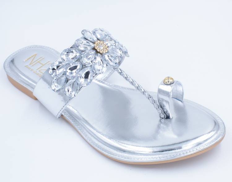 NH2 Women Silver Flats Price in India