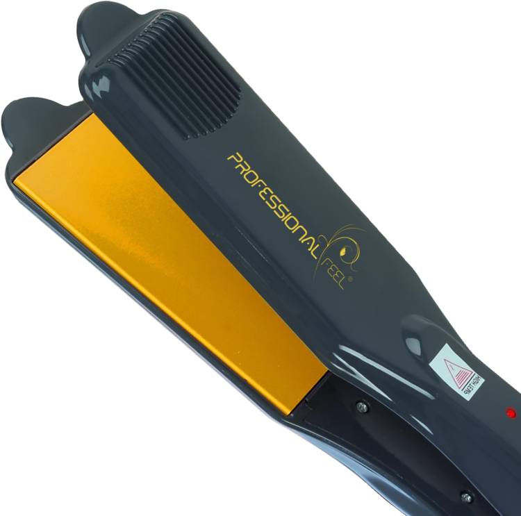 PROFESSIONAL FEEL PF-1100 Professional Hair Straightener With 4 X Protection Coating Gold Women's Straightening Styler Machine for Hair Saloon 4 X Protection Gold Coating Electric Hair Styler Corded Electric Hair Styler Hair Straightener Price in India