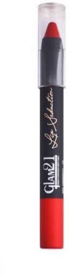 Glam21 LIP SEDUCTION NO TRANSFER WATERPROOF LIPSTICK ( NAUGHTY RED - 03 ) Price in India