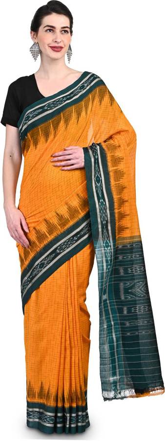Woven Sambalpuri Pure Cotton Saree