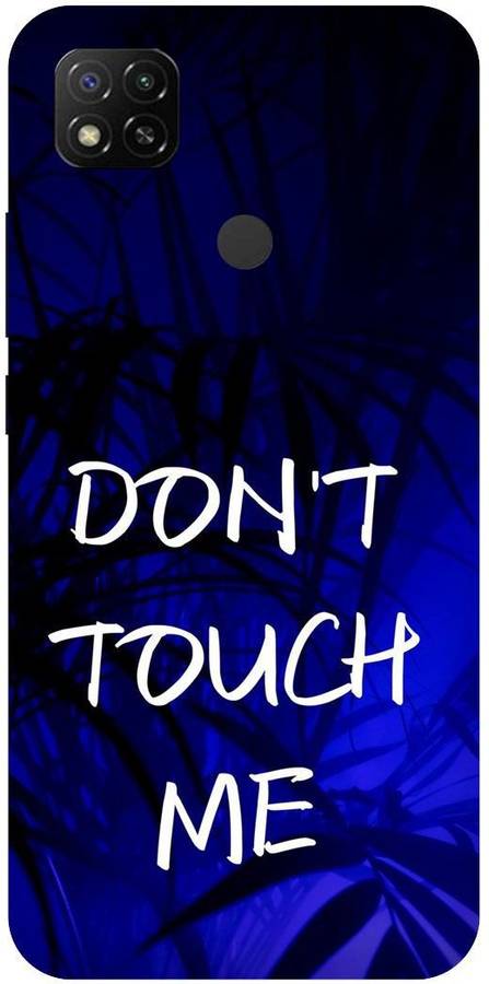 THESTONEWELL Back Cover for Redmi 9 don’t toch me man and