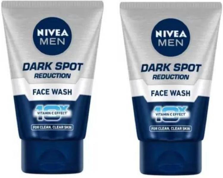 NIVEA Men Dark Spot Reduction 100gm (Pack of 2) Face Wash Price in India