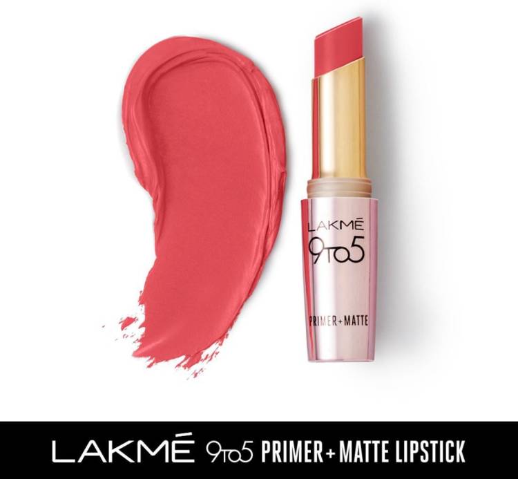 Lakmé 9TO5 Primer + Matte Lip Color Peachy Affair Price in India