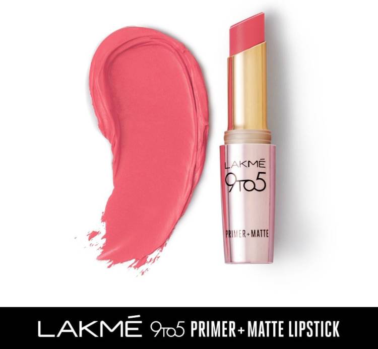 Lakmé 9TO5 Primer + Matte Lip Color Blush Pink Price in India