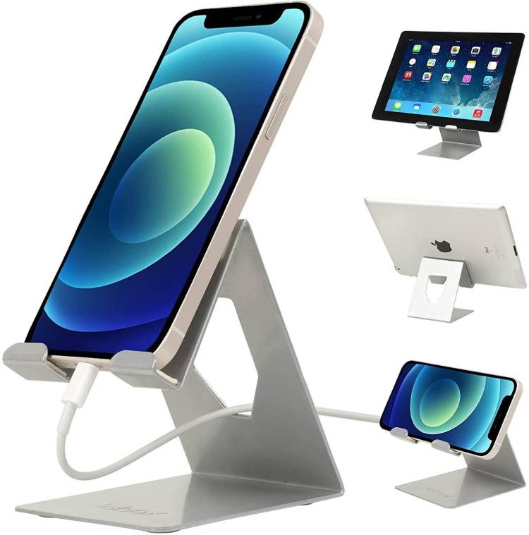 Soopii by SooPi Desktop Mobile Stand + Tablet Stand, Perfect Viewing Angle Unbreakable Strong Metal Tablet / Mobile Stand Mobile Holder (Use Device Up to 12 inch Screen) Mobile Holder Mobile Holder