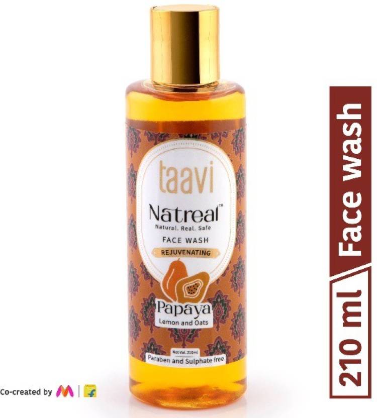 Taavi Natreal Rejuvenation Papaya - NO Harmful chemicals, only real ingredients Face Wash Price in India