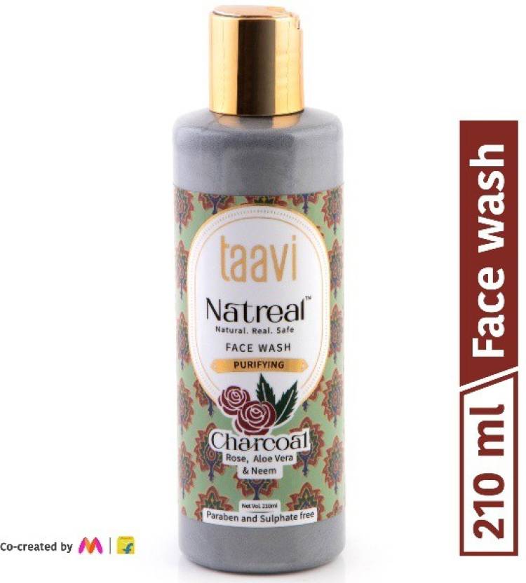 Taavi Natreal Purifying Charcoal without Harmful Chemicals, only real ingredients Face Wash Price in India