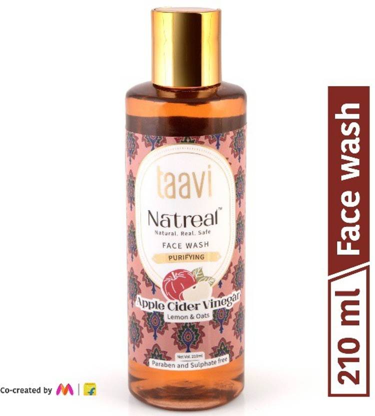 Taavi Natreal Cleansing Apple Cider Vinegar - NO Harmful chemicals, only real ingredients Face Wash