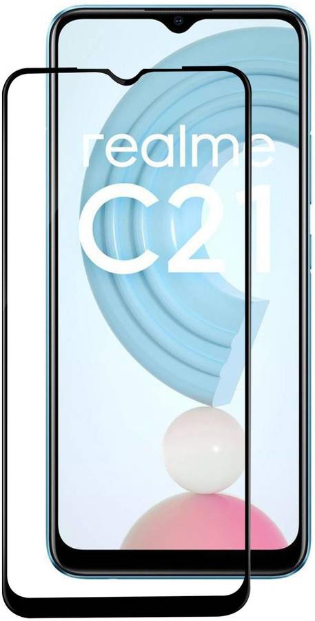 VAlight Edge To Edge Tempered Glass for Realme C21