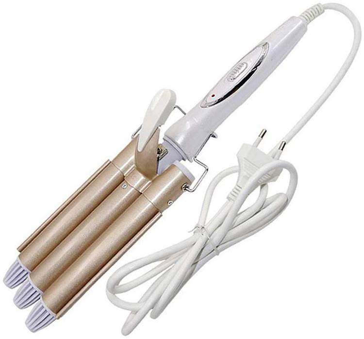 KJYBV Professional High Quality Curling Iron Ceramic Triple Barrel Hair Styler Wave Hair Waver Styling Tools Hair Curler Electric Hair Curlers Electric Hair Curler Price in India