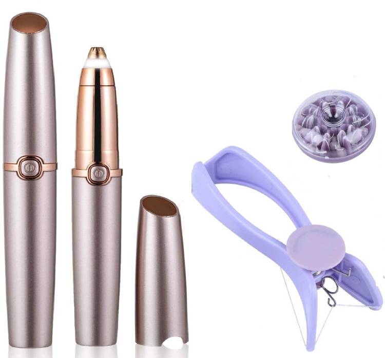 UNIKORN EYEBROW TRIMMER AND THREADING TOOL Combo PACK -02 Cordless Epilator Price in India