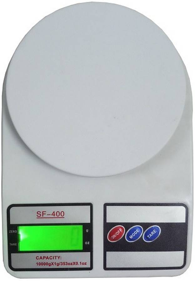 Sillcon SF 400 Electronic Digital 1Gram-10 Kg Weight Scale Lcd Kitchen Weight Scale Machine Measure for measuring fruits,shop,Food,Vegetable,vajan,offer,kirana kata,kirana weight machine Weighing Scale for grocery,kata,taraju,shop,computer kata,vajan kat