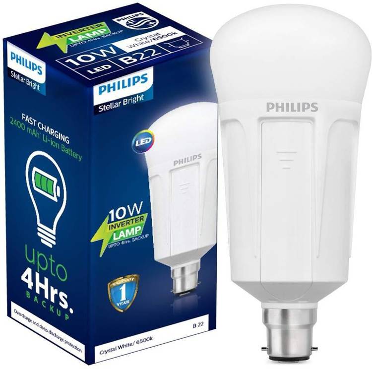 PHILIPS 10 W Round B22 LED Bulb