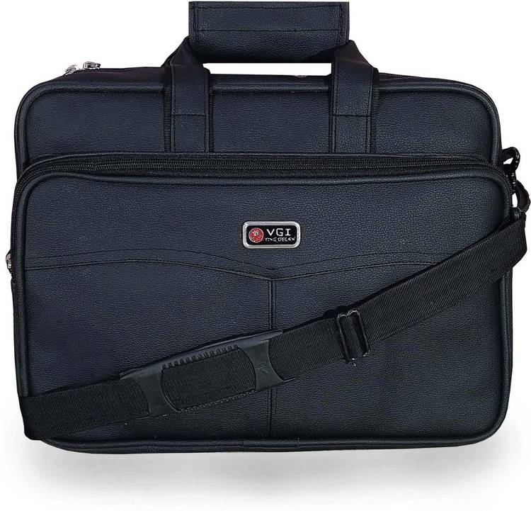 OMRON BAGS Black Shoulder Messenger Sling Office Bag (15.4 inch) Waterproof Messenger Bag