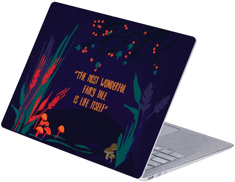 LADECOR Laptop Skin Cover, Designer Print Stickers vinyl Laptop Decal compaitible for All Models 14 inch 15.6 Up to 17 Inch full panel Screen Size (17 Inch X 10 Inch) sty128 vinyl Laptop Decal 15.6