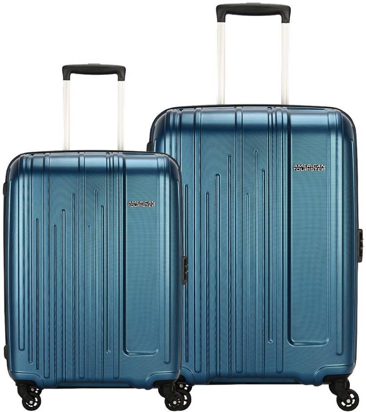 Hard Body Set of 2 Luggage - AMT HAMILTON SP2P(55+68) MO.BL - Blue