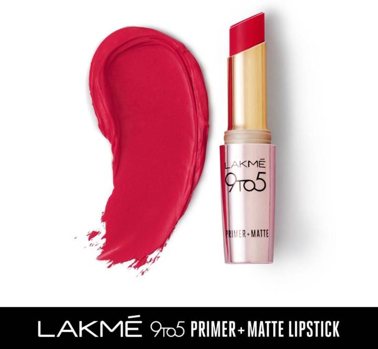 Lakmé 9TO5 Primer + Matte Lip Color Iconic Red Price in India