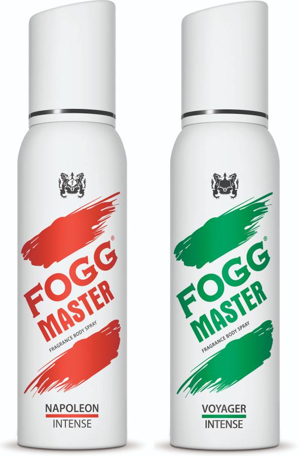 FOGG Master Intense (Napoleon + Voyager) 240ml Body Spray  -  For Men