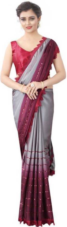 Embroidered Bollywood Chiffon Saree Price in India