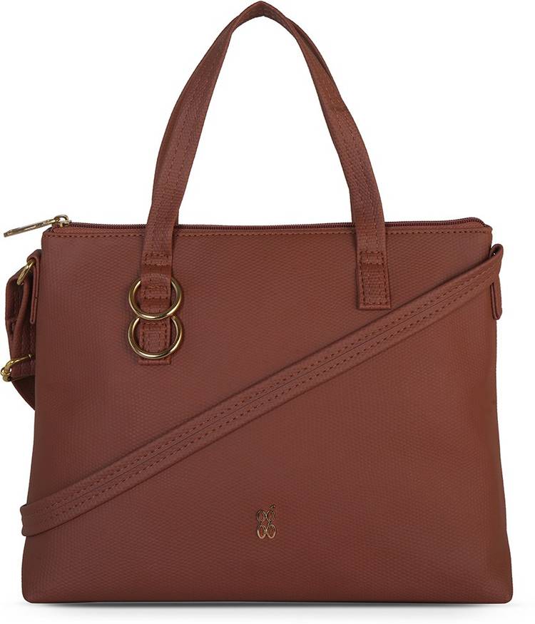 Women Tan Satchel - Extra Spacious